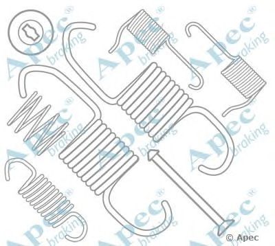 APEC BRAKING kit988 -  Комплектующие, тормозная колодка